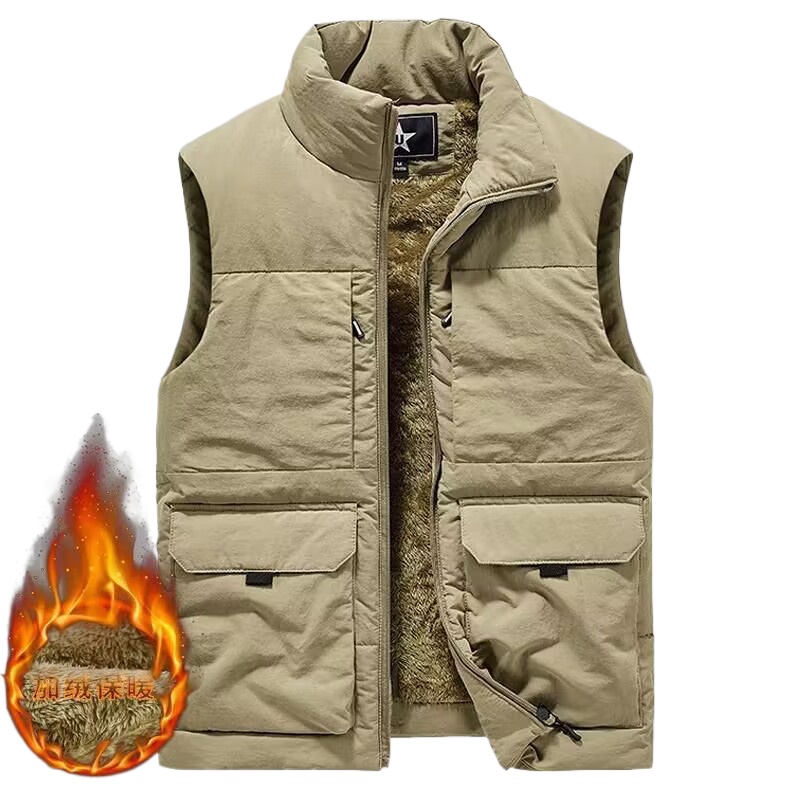 Fishing Vest - سترات صيد رجالية سميكة من الصوف
