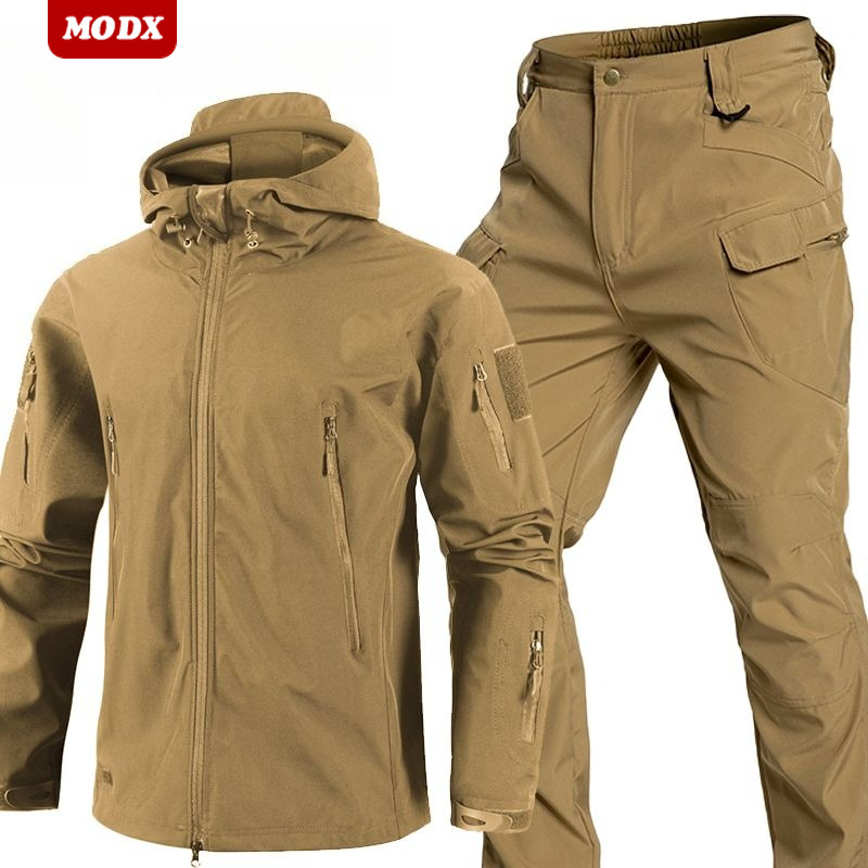 Fishing Hoodie - طقم هودي من قماش جلد القرش