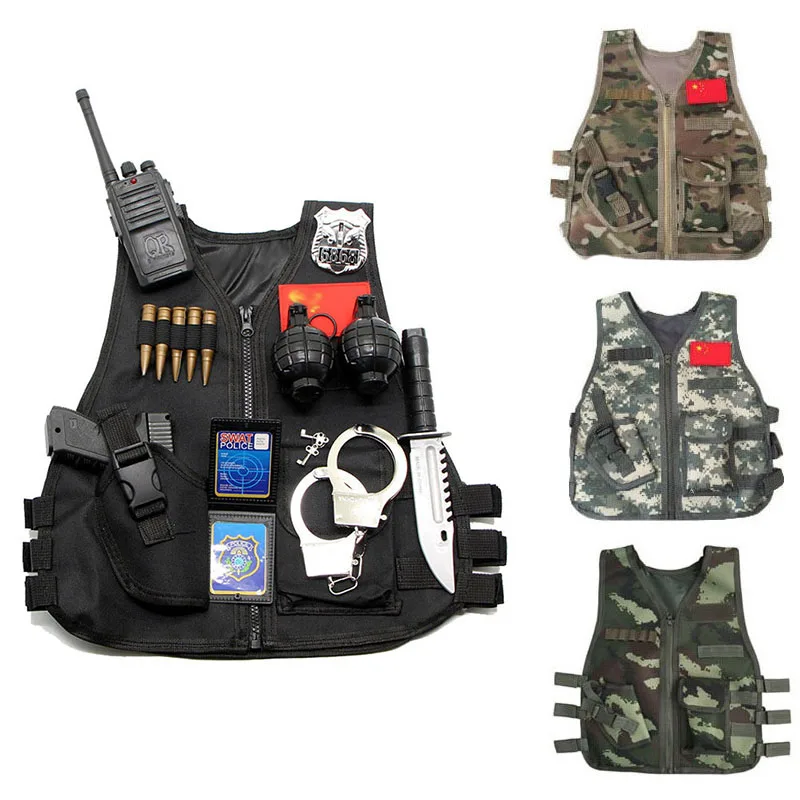 Fishing Vest - سترة مموهة تكتيكية للأطفال ، الصيد