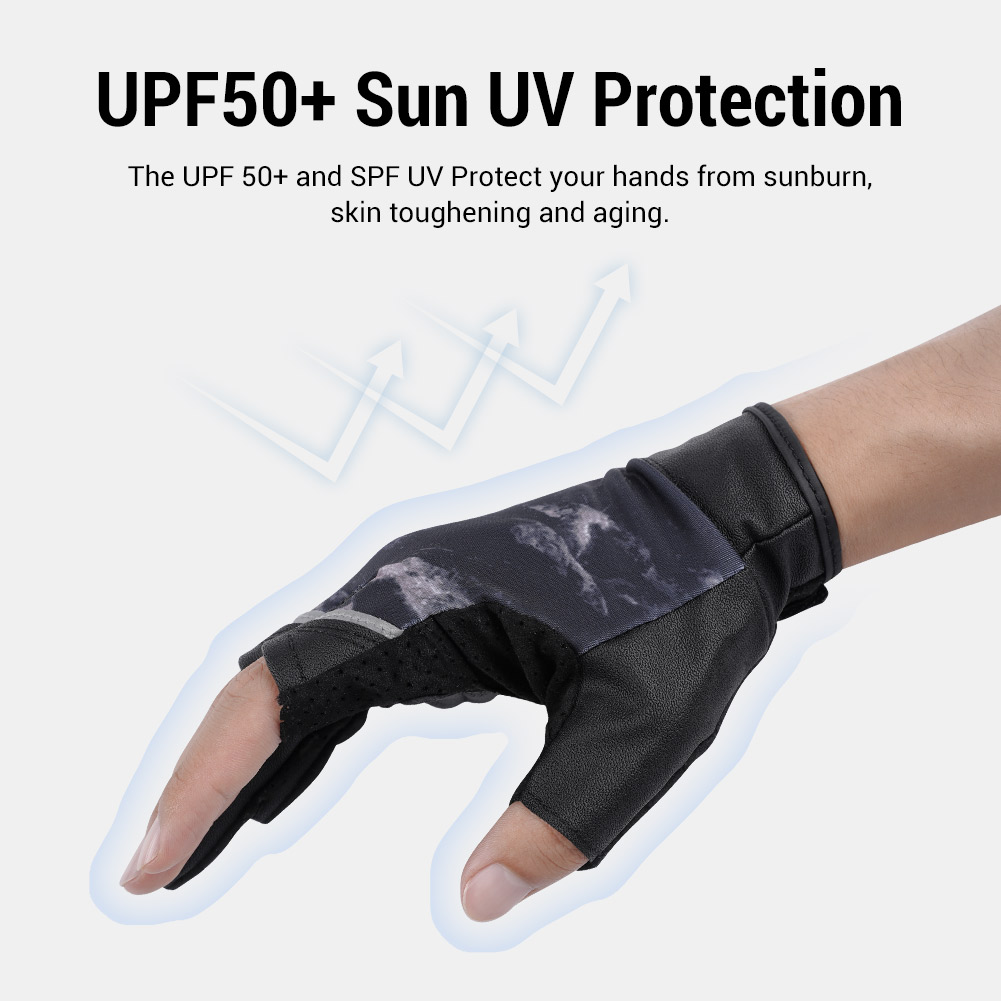 قفازات صيد نوبي نصفية الأصابع  - مراجعة Fishing Gloves وسعره