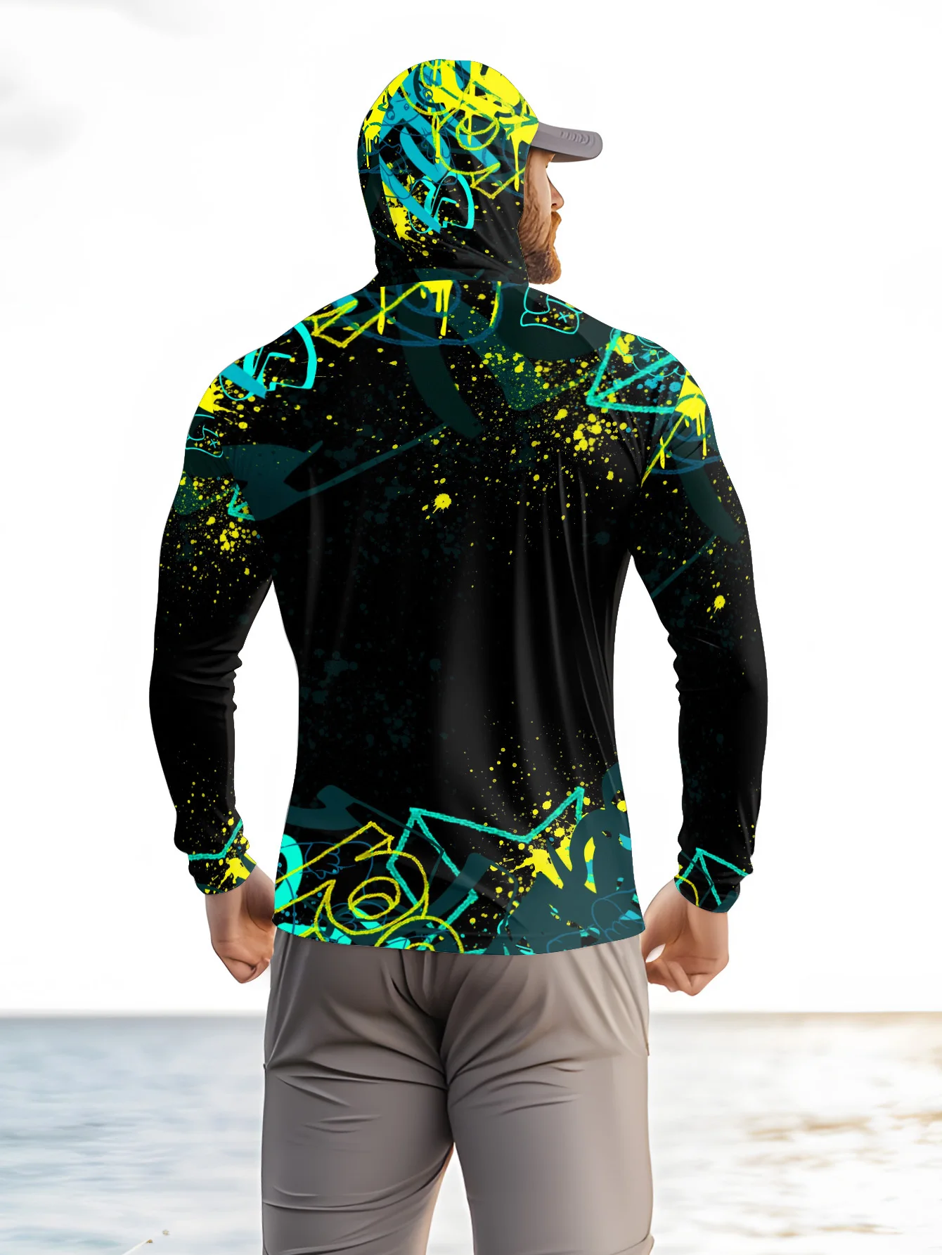 هودي صيد للرجال بعامل حماية من - مراجعة Fishing Hoodie وسعره