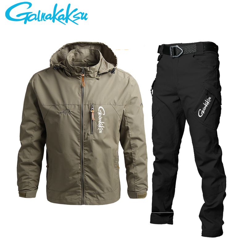 سترة وسراويل للرجال مضادة للما - مراجعة Fishing Pants Waterproof وسعره