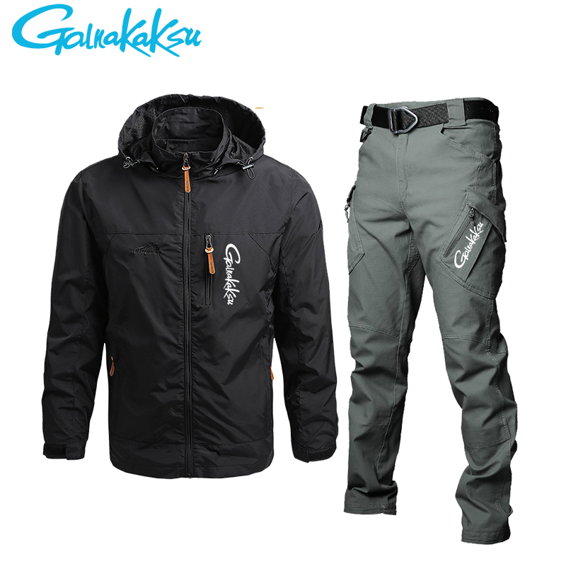 سترة وسراويل للرجال مضادة للما - مراجعة Fishing Pants Waterproof وسعره
