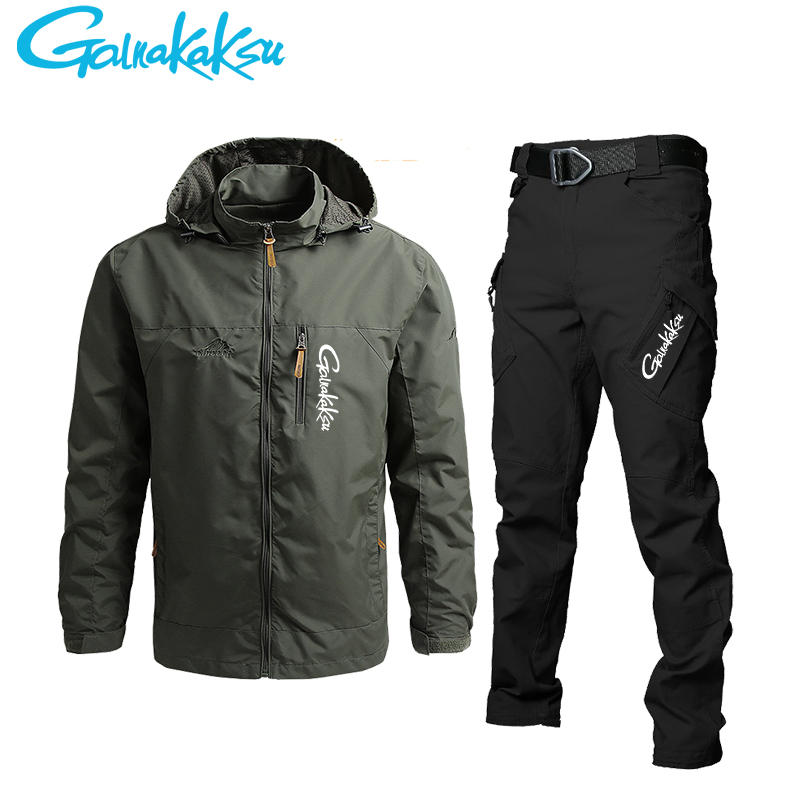سترة وسراويل للرجال مضادة للما - مراجعة Fishing Pants Waterproof وسعره