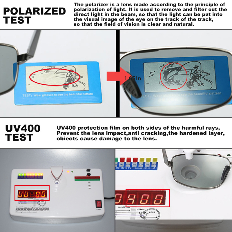 نظارات شمسية للتصيد فوتوكروميك - مراجعة Fishing Sunglasses Polarized وسعره