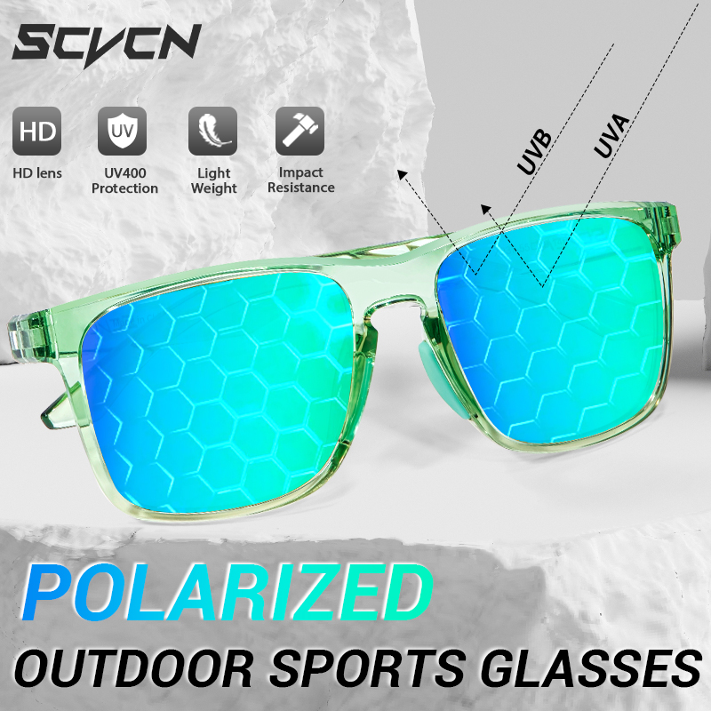 SCVCN الصيد النظارات الشمسية ا - مراجعة Fishing Sunglasses Polarized وسعره