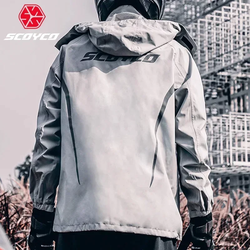SCOYCO دراجة نارية سبليت معطف  - مراجعة Fishing Rain Suit وسعره