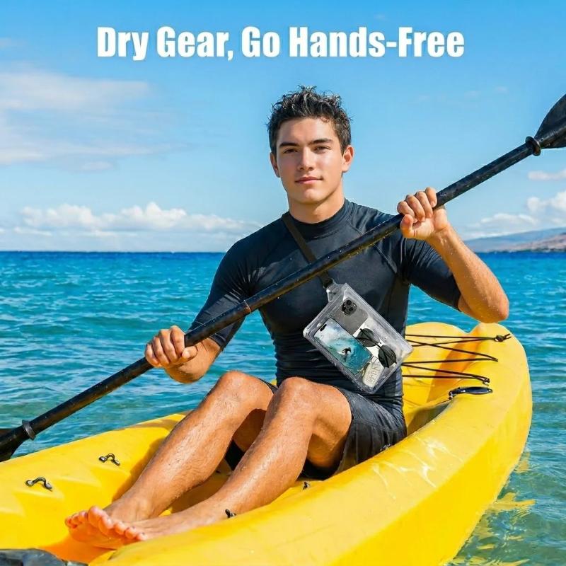 حقيبة جافة مقاومة للماء للهاتف - مراجعة Fishing Bag Waterproof وسعره