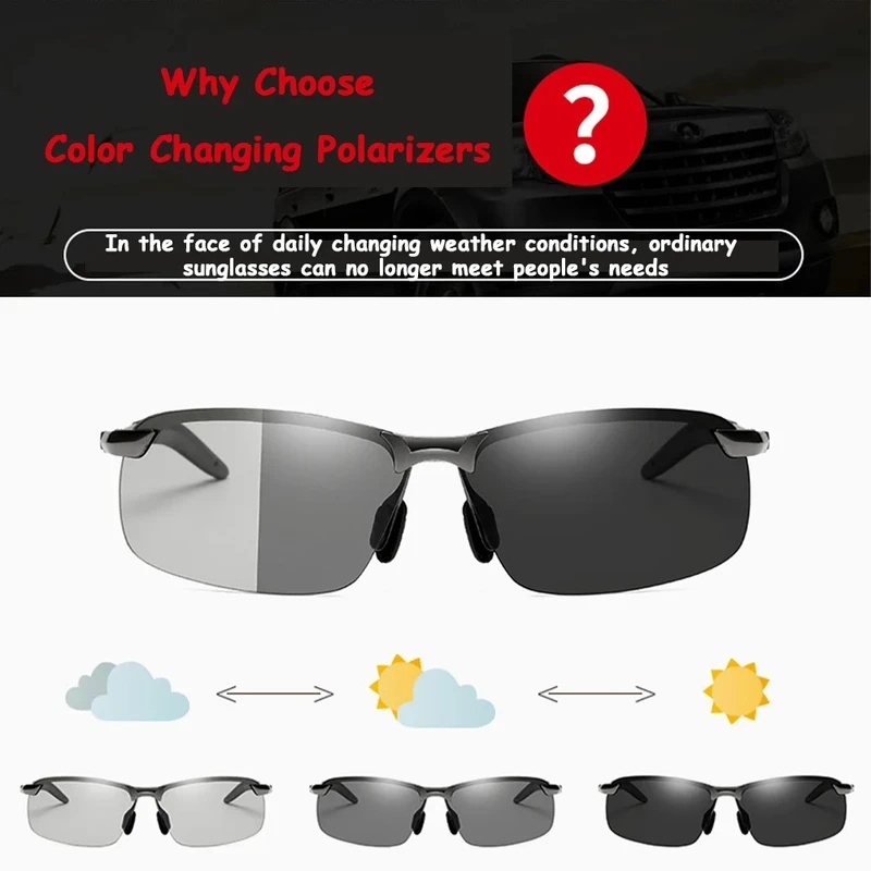نظارات شمسية للرجال بتقنية الت - مراجعة Fishing Sunglasses Polarized وسعره